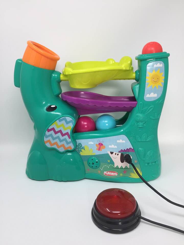 Switch Adapted Playskool Ball Popper Switch Enabled